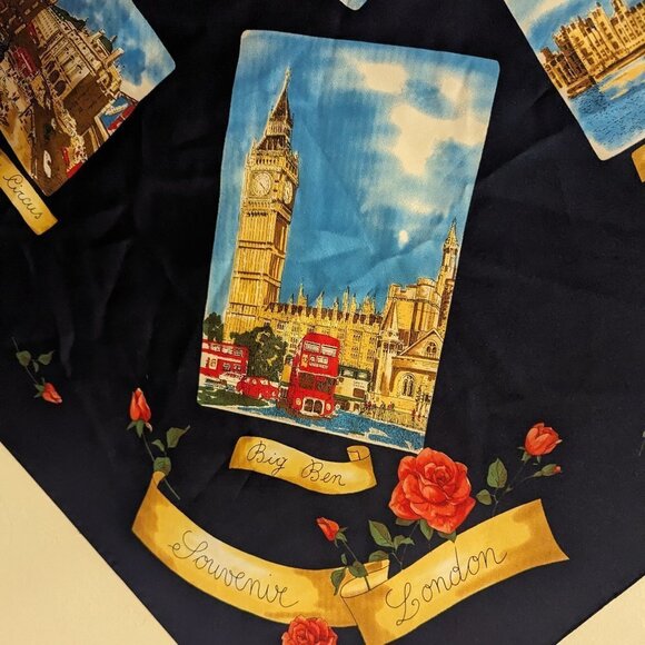 London Art of the Scarf by The Rack Nordstrom Buckingham Piccadilly Big Ben UK - Picture 5 of 9
